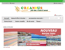 Tablet Screenshot of creanous.com